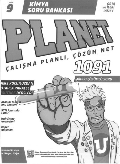 KİMYA SORU BANKASI PLANET 1091 VİDEO ÇÖZÜMLÜ SORU Fenomen Fotokopi - YKS - KPSS - ALES