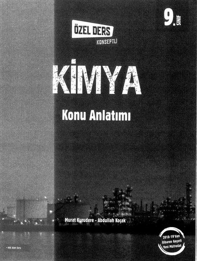KİMYA KONU ANLATIMI ÖZEL DERS KONSEPTLİ Fenomen Fotokopi - YKS - KPSS - ALES
