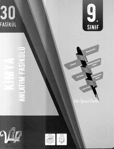 30 FASİKÜL KİMYA ANLATIM FASİKÜLÜ Fenomen Fotokopi - YKS - KPSS - ALES