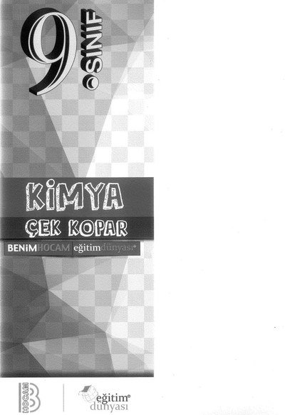 KİMYA ÇEK KOPAR EĞİTİM DÜNYASI Fenomen Fotokopi - YKS - KPSS - ALES
