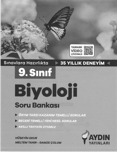 BİYOLOJİ SORU BANKASI 35 YILLIK DENEYİM Fenomen Fotokopi - YKS - KPSS - ALES