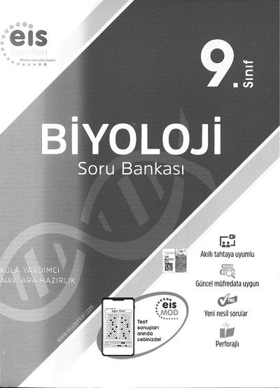 BİYOLOJİ SORU BANKASI Fenomen Fotokopi - YKS - KPSS - ALES