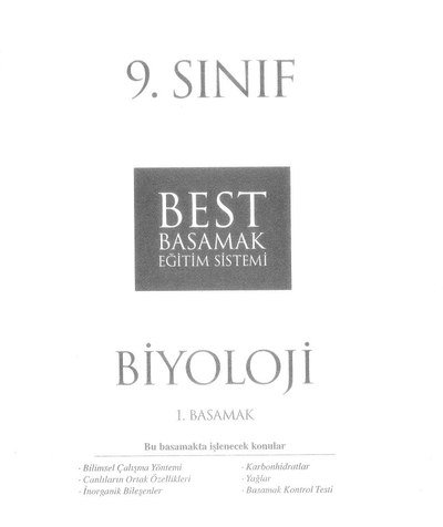 BİYOLOJİ 1. BASAMAK