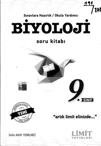 BİYOLOJİ SORU KİTABI SINAVLARA HAZIRLIK