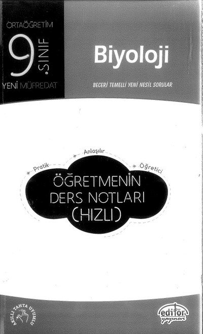 BİYOLOJİ ÖĞRETMENİN DERS NOTLARI (HIZLI) Fenomen Fotokopi - YKS - KPSS - ALES
