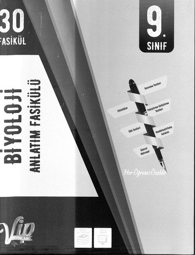 30 FASİKÜL BİYOLOJİ ANLATIM FASİKÜLÜ Fenomen Fotokopi - YKS - KPSS - ALES