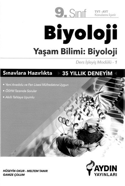 BİYOLOJİ YAŞAM BİLİMİ: BİYOLOJİ Fenomen Fotokopi - YKS - KPSS - ALES