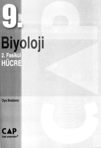 BİYOLOJİ 2. FASİKÜL HÜCRE YAPISI Fenomen Fotokopi - YKS - KPSS - ALES