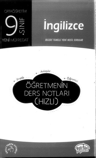 İNGİLİZCE BECERİ TEMELLİ YENİ NESİL SORULAR ÖĞRETMENİN DERS NOTLARI (HIZLI) Fenomen Fotokopi - YKS - KPSS - ALES