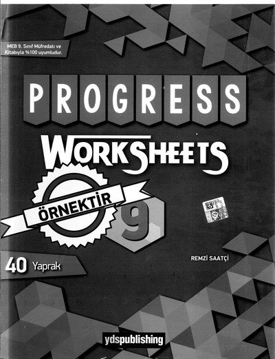 PROGRESS WORKSHEETS 40 YAPRAK Fenomen Fotokopi - YKS - KPSS - ALES