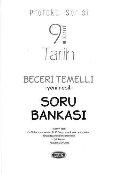 TARİH BECERİ TEMELLİ YENİ NESİL SORU BANKASI Fenomen Fotokopi - YKS - KPSS - ALES
