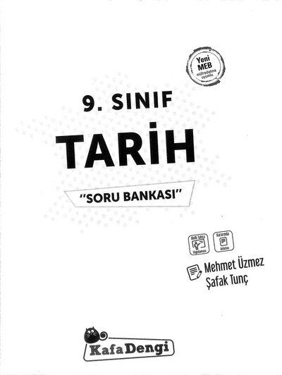 TARİH SORU BANKASI KAFADENGİ Fenomen Fotokopi - YKS - KPSS - ALES