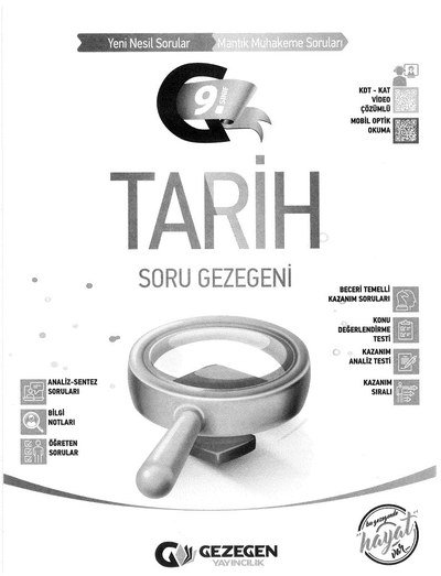 TARİH SORU GEZEGENİ YENİ NESİL SORULAR Fenomen Fotokopi - YKS - KPSS - ALES