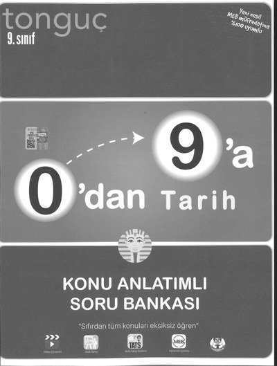 0'DAN 9'A TARİH KONU ANLATIMLI SORU BANKASI Fenomen Fotokopi - YKS - KPSS - ALES
