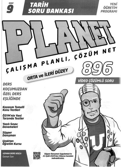 TARİH SORU BANKASI PLANET ÇALIŞMA PLANLI ÇÖZÜM NET Fenomen Fotokopi - YKS - KPSS - ALES