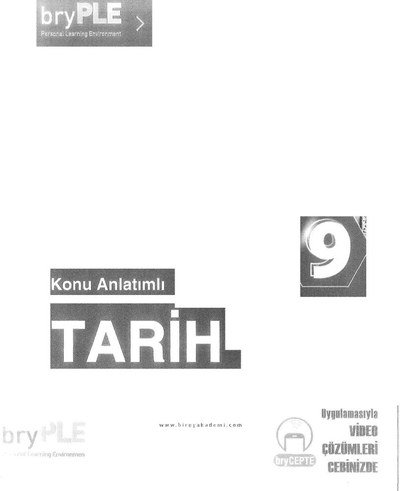 KONU ANLATIMLI TARİH Fenomen Fotokopi - YKS - KPSS - ALES