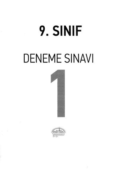 DENEME SINAVI 1 Fenomen Fotokopi - YKS - KPSS - ALES