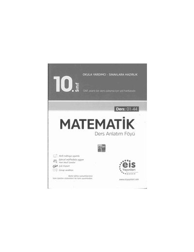 MATEMATİK DERS ANLATIM FÖYÜ