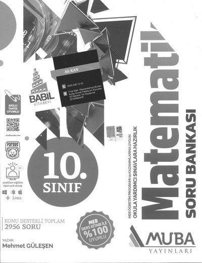 MATEMATİK SORU BANKASI 2956 SORU Fenomen Fotokopi - YKS - KPSS - ALES