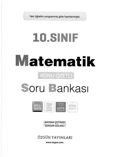MATEMATİK KONU ÖZETLİ SORU BANKASI Fenomen Fotokopi - YKS - KPSS - ALES