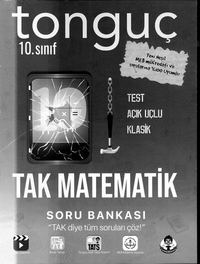 TAK MATEMATİK SORU BANKASI TAK DİYE TÜM SORULARI ÇÖZ Fenomen Fotokopi - YKS - KPSS - ALES