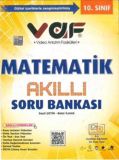 MATEMATİK AKILLI SORU BANKASI VAF Fenomen Fotokopi - YKS - KPSS - ALES