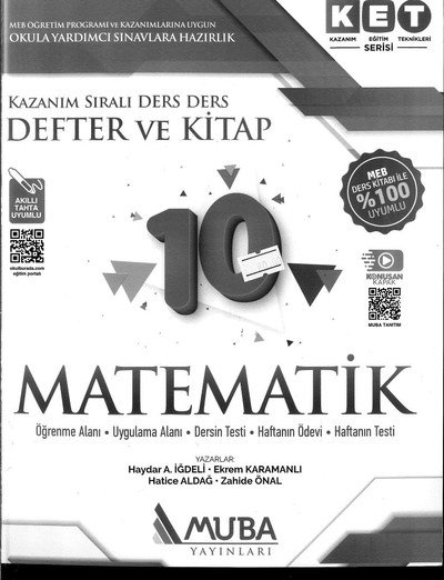 KAZANIM SIRALI DERS DERS DEFTER KİTAP MATEMATİK Fenomen Fotokopi - YKS - KPSS - ALES