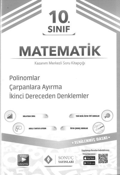 MATEMATİK POLİNOMLAR ÇARPANLARA AYIRMA 2. DERECEDEN DENKLEMLER