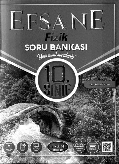 EFSANE FİZİK SORU BANKASI YENİ NESİL SORULARLA Fenomen Fotokopi - YKS - KPSS - ALES