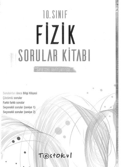 FİZİK SORULAR KİTABI