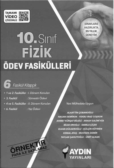 FİZİK ÖDEV FASİKÜLLERİ Fenomen Fotokopi - YKS - KPSS - ALES
