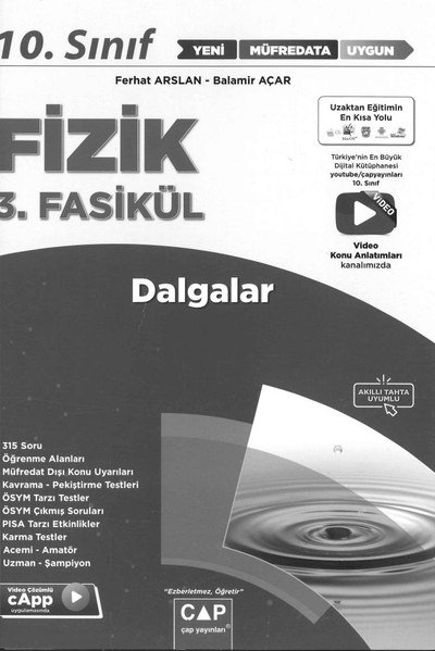 FİZİK 3. FASİKÜL DALGALAR Fenomen Fotokopi - YKS - KPSS - ALES