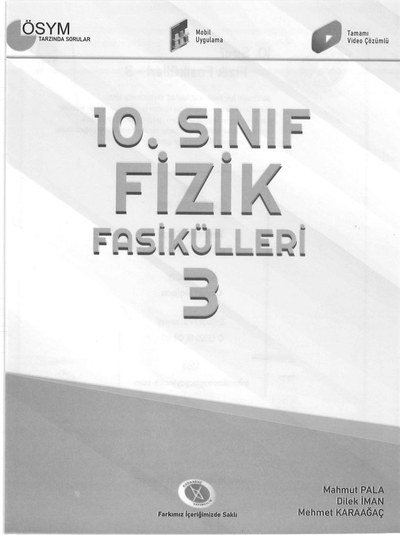FİZİK FASİKÜLLERİ 3 Fenomen Fotokopi - YKS - KPSS - ALES