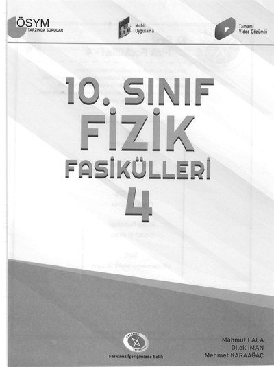 FİZİK FASİKÜLLERİ 4 Fenomen Fotokopi - YKS - KPSS - ALES