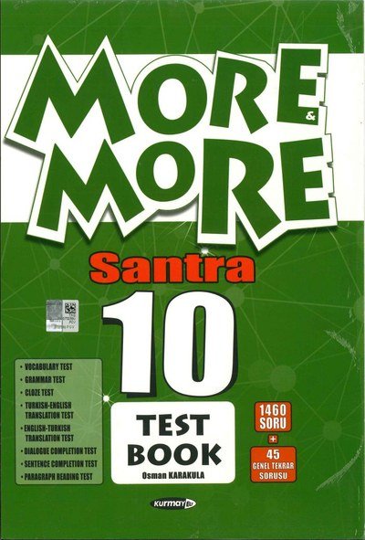 MORE MORE SANTRA 10 TEST BOOK Fenomen Fotokopi - YKS - KPSS - ALES