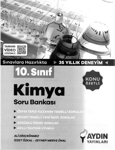 KİMYA SORU BANKASI Fenomen Fotokopi - YKS - KPSS - ALES