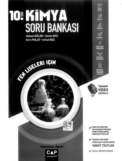 KİMYA SORU BANKASI FEN LİSELERİ İÇİN Fenomen Fotokopi - YKS - KPSS - ALES