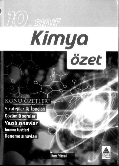 KİMYA ÖZET KONU ÖZETLİ