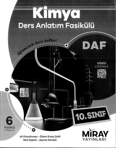 KİMYA DERS ANLATIM FASİKÜLÜ ÖĞRENCİNİN DERS DEFTERİ Fenomen Fotokopi - YKS - KPSS - ALES