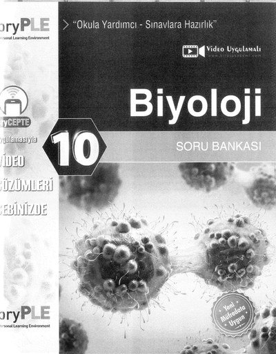 BİYOLOJİ SORU BANKASI VİDEO ÇÖZÜMLÜ Fenomen Fotokopi - YKS - KPSS - ALES