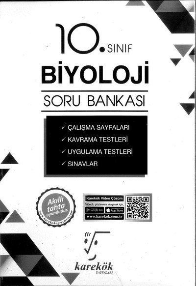 BİYOLOJİ SORU BANKASI Fenomen Fotokopi - YKS - KPSS - ALES