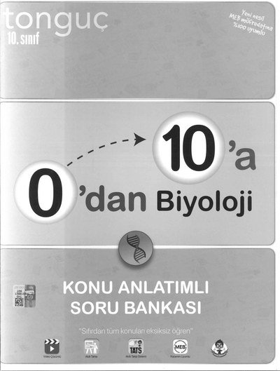 0'DAN 10'A BİYOLOJİ KONU ANLATIMLI SORU BANKASI Fenomen Fotokopi - YKS - KPSS - ALES