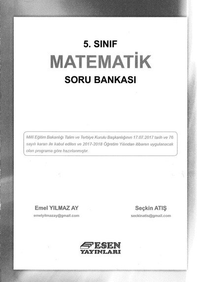 MATEMATİK SORU BANKASI Fenomen Fotokopi - YKS - KPSS - ALES