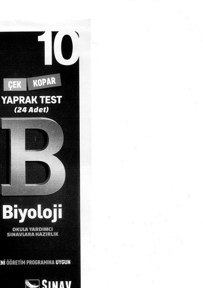 BİYOLOJİ OKUL YARDIMCI SINAVLARA HAZIRLIK YAPRAK TEST 24 ADET Fenomen Fotokopi - YKS - KPSS - ALES