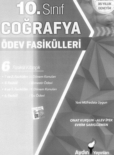 COĞRAFYA ÖDEV FASİKÜLLERİ 6 FASİKÜL KİTAPÇIK Fenomen Fotokopi - YKS - KPSS - ALES
