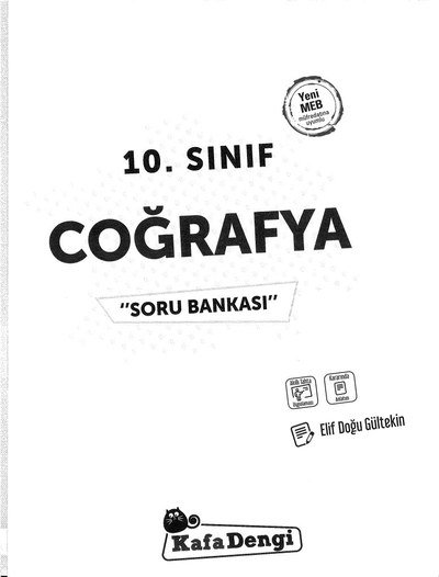 COĞRAFYA SORU BANKASI Fenomen Fotokopi - YKS - KPSS - ALES