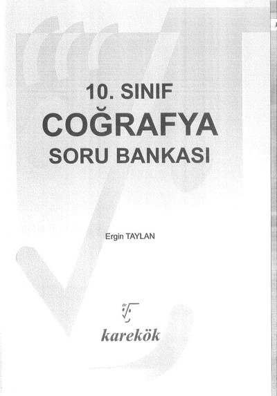 COĞRAFYA SORU BANKASI Fenomen Fotokopi - YKS - KPSS - ALES