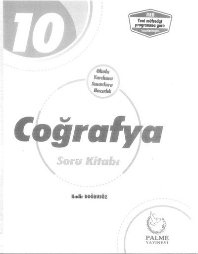 COĞRAFYA SORU KİTABI Fenomen Fotokopi - YKS - KPSS - ALES