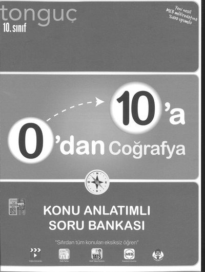 0'DAN 10'A COĞRAFYA KONU ANLATIMLI SORU BANKASI Fenomen Fotokopi - YKS - KPSS - ALES