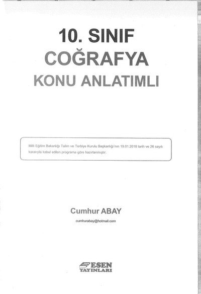 COĞRAFYA KONU ANLATIMLI Fenomen Fotokopi - YKS - KPSS - ALES